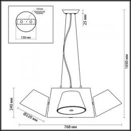 Подвесная люстра Odeon Light Charlie  - 2